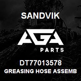 DT77013578 Sandvik GREASING HOSE ASSEMBLY | AGA Parts