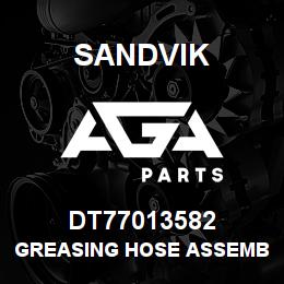 DT77013582 Sandvik GREASING HOSE ASSEMBLY | AGA Parts