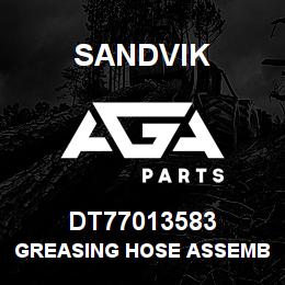 DT77013583 Sandvik GREASING HOSE ASSEMBLY | AGA Parts