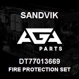 DT77013669 Sandvik FIRE PROTECTION SET | AGA Parts