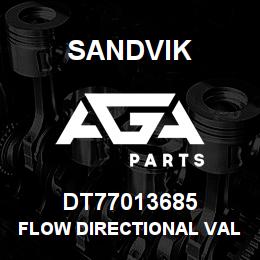 DT77013685 Sandvik FLOW DIRECTIONAL VALVE | AGA Parts