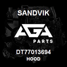 DT77013694 Sandvik HOOD | AGA Parts