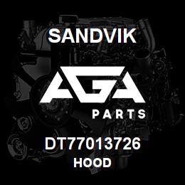 DT77013726 Sandvik HOOD | AGA Parts