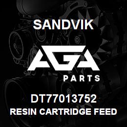 DT77013752 Sandvik RESIN CARTRIDGE FEEDING PIPE | AGA Parts