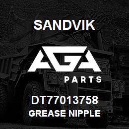 DT77013758 Sandvik GREASE NIPPLE | AGA Parts
