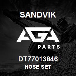 DT77013846 Sandvik HOSE SET | AGA Parts