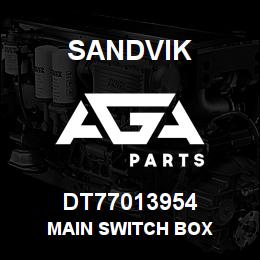 DT77013954 Sandvik MAIN SWITCH BOX | AGA Parts
