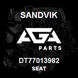 DT77013982 Sandvik SEAT | AGA Parts