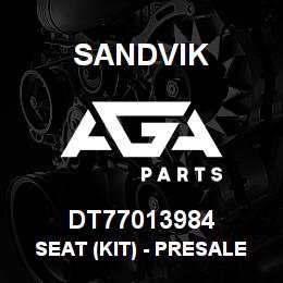 DT77013984 Sandvik SEAT (KIT) - PRESALE T-TEXT | AGA Parts