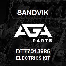 DT77013986 Sandvik ELECTRICS KIT | AGA Parts