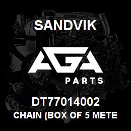 DT77014002 Sandvik CHAIN (BOX OF 5 METERS) | AGA Parts