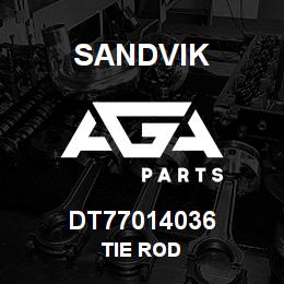 DT77014036 Sandvik TIE ROD | AGA Parts