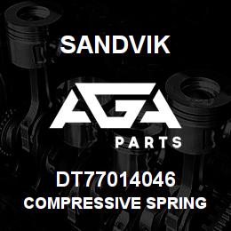 DT77014046 Sandvik COMPRESSIVE SPRING | AGA Parts