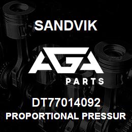 DT77014092 Sandvik PROPORTIONAL PRESSURE RELIEF VALVE | AGA Parts