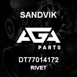 DT77014172 Sandvik RIVET | AGA Parts