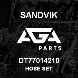 DT77014210 Sandvik HOSE SET | AGA Parts