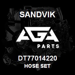 DT77014220 Sandvik HOSE SET | AGA Parts