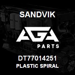DT77014251 Sandvik PLASTIC SPIRAL | AGA Parts