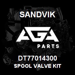 DT77014300 Sandvik SPOOL VALVE KIT | AGA Parts