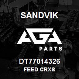 DT77014326 Sandvik FEED CRXS | AGA Parts