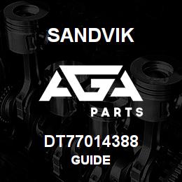 DT77014388 Sandvik GUIDE | AGA Parts