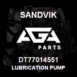DT77014551 Sandvik LUBRICATION PUMP | AGA Parts