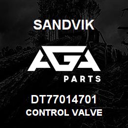 DT77014701 Sandvik CONTROL VALVE | AGA Parts