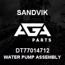 DT77014712 Sandvik WATER PUMP ASSEMBLY | AGA Parts