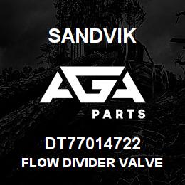 DT77014722 Sandvik FLOW DIVIDER VALVE | AGA Parts