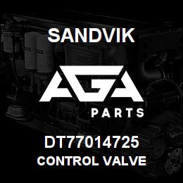 DT77014725 Sandvik CONTROL VALVE | AGA Parts