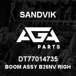 DT77014735 Sandvik BOOM ASSY B26NV RIGHT | AGA Parts