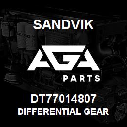 DT77014807 Sandvik DIFFERENTIAL GEAR | AGA Parts