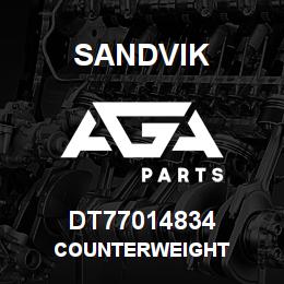 DT77014834 Sandvik COUNTERWEIGHT | AGA Parts