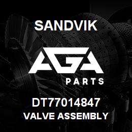 DT77014847 Sandvik VALVE ASSEMBLY | AGA Parts
