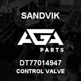 DT77014947 Sandvik CONTROL VALVE | AGA Parts