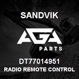 DT77014951 Sandvik RADIO REMOTE CONTROL SYSTEM | AGA Parts