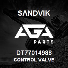DT77014988 Sandvik CONTROL VALVE | AGA Parts