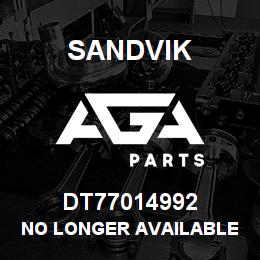 DT77014992 Sandvik NO LONGER AVAILABLE | AGA Parts
