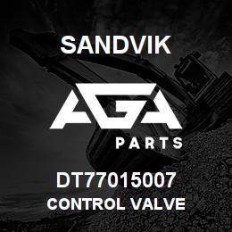 DT77015007 Sandvik CONTROL VALVE | AGA Parts