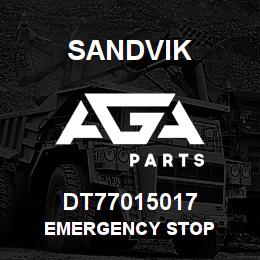 DT77015017 Sandvik EMERGENCY STOP | AGA Parts