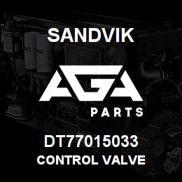 DT77015033 Sandvik CONTROL VALVE | AGA Parts