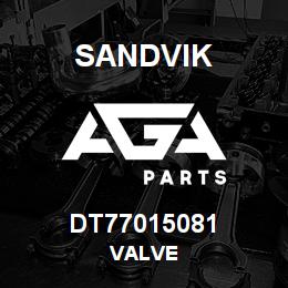 DT77015081 Sandvik VALVE | AGA Parts