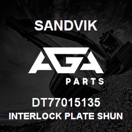 DT77015135 Sandvik INTERLOCK PLATE SHUNT | AGA Parts