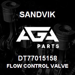 DT77015158 Sandvik FLOW CONTROL VALVE | AGA Parts