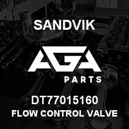 DT77015160 Sandvik FLOW CONTROL VALVE | AGA Parts