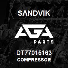 DT77015163 Sandvik COMPRESSOR | AGA Parts