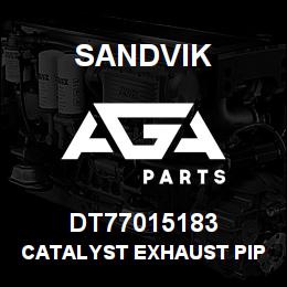 DT77015183 Sandvik CATALYST EXHAUST PIPE | AGA Parts