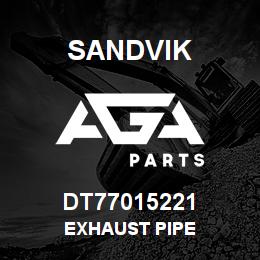 DT77015221 Sandvik EXHAUST PIPE | AGA Parts