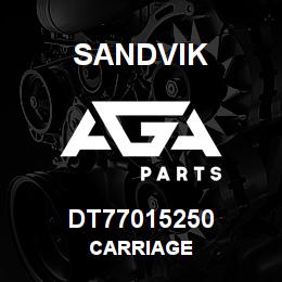 DT77015250 Sandvik CARRIAGE | AGA Parts
