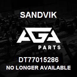 DT77015286 Sandvik NO LONGER AVAILABLE | AGA Parts